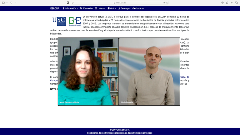 Información pragmática en el corpus ESLORA, con María Sampedro Mella