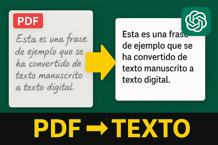 Reconocimiento de escritura con ChatGPT: de PDF a imágenes